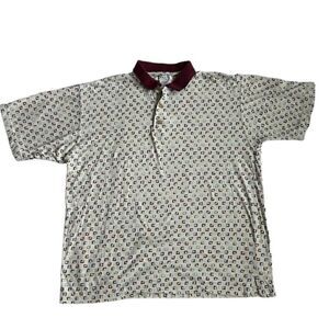 Tribute Mens Casual Shirt Short Sleeve 100% Cotton SZ L